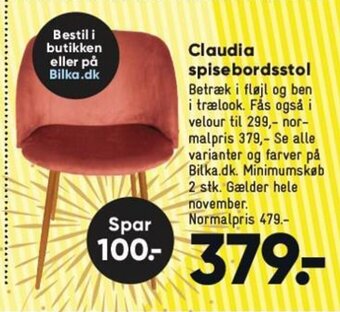 Claudia Spisebordsstol