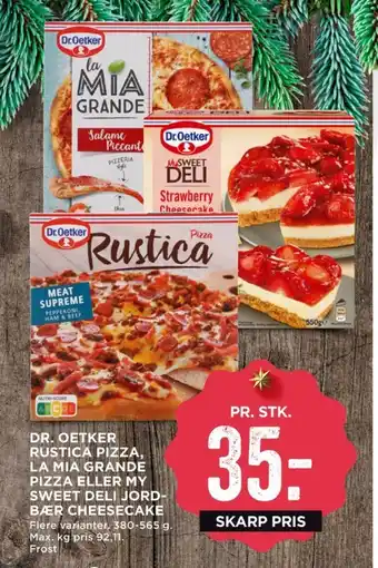 MENY La mia grande pizza tilbud