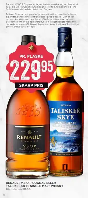 MENY Renault cognac tilbud