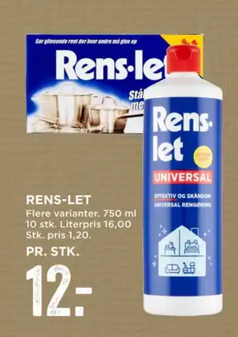 Rens-let rengøring - øvrige