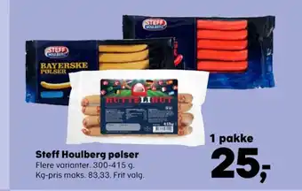 SuperBrugsen Steff houlberg bayerske pølser tilbud