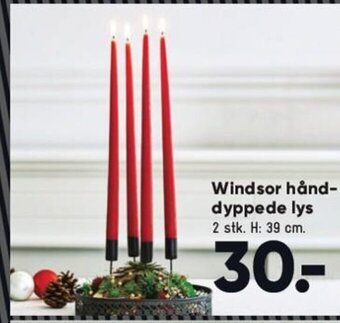 Bilka Windsor Hånddyppede Lys tilbud