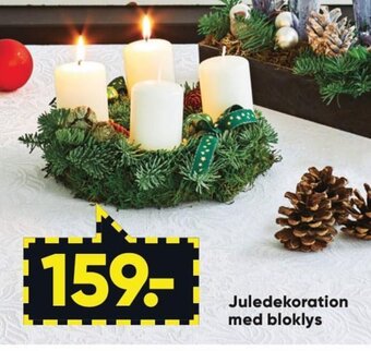 Bilka Juledekoration Med Bloklys tilbud
