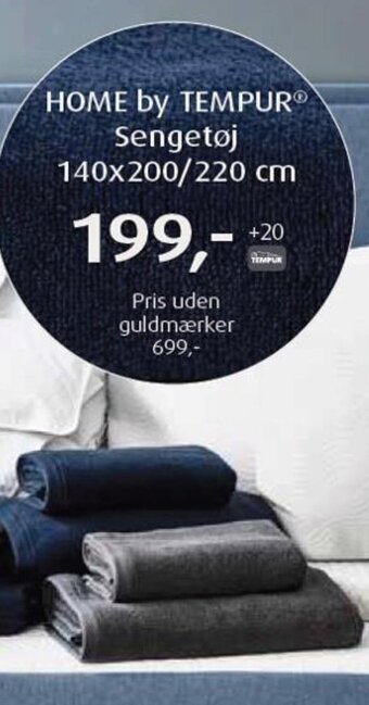 Bilka Home By Tempur Sengetøj 140x200/220cm tilbud