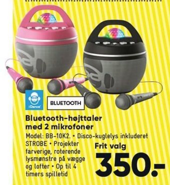 Bluetooth-Højttaler Med 2 Mikrofoner