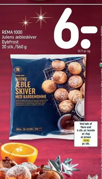 Rema 1000 julens æbleskiver