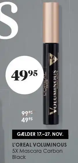 Matas L'oreal voluminous tilbud