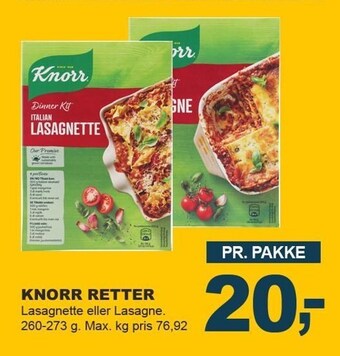 Let-Køb Knorr retter tilbud