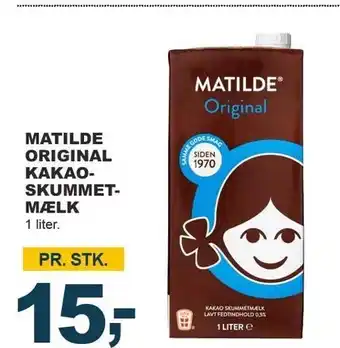 Matilde original kakaoskummetmælk
