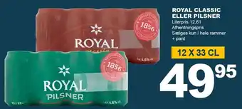 Let-Køb Royal classic el. pilsner tilbud
