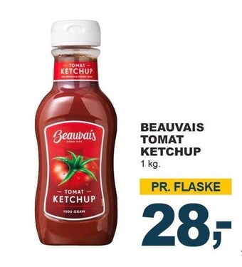 Let-Køb Beauvais tomat ketchup tilbud