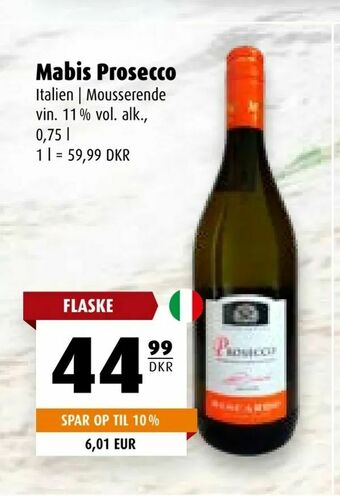 Scandinavian Park Mabis Prosecco tilbud