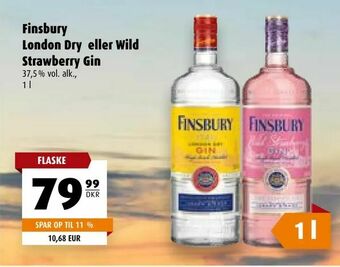 Scandinavian Park Finsbury London Dry eller Wild Strawberry Gin tilbud