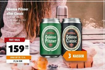 Scandinavian Park Odense Pilsner eller Classic tilbud
