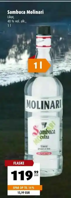 Scandinavian Park Sambuca Molinari tilbud