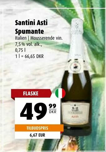 Scandinavian Park Santini Asti Spumante tilbud
