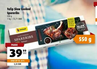 Scandinavian Park Tulip Slow Cooked Spareribs tilbud