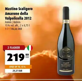 Scandinavian Park Mastino Scaligero Amarone della Valpolicella 2012 tilbud