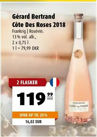 Scandinavian Park Gérard Bertrand Côte Des Roses 2018 tilbud