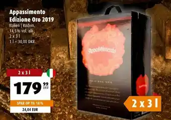 Scandinavian Park Appassimento Edizione Oro 2019 tilbud