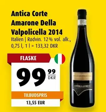 Scandinavian Park Antica Corte Amarone Della Valpolicella 2014 tilbud