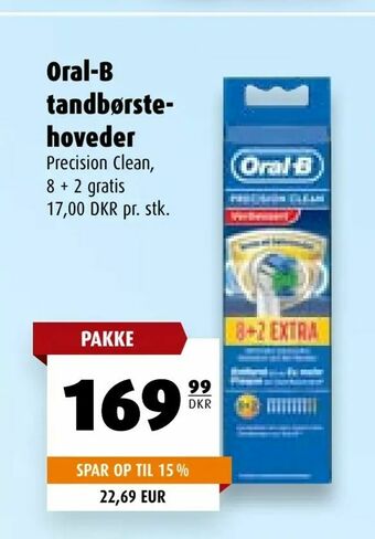 Scandinavian Park Oral-B tandbørstehoveder tilbud