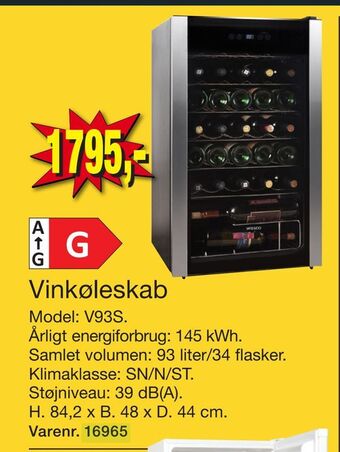 Harald Nyborg Vinkøleskab tilbud