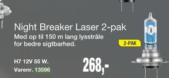 Harald Nyborg Night breaker laser 2-pak tilbud