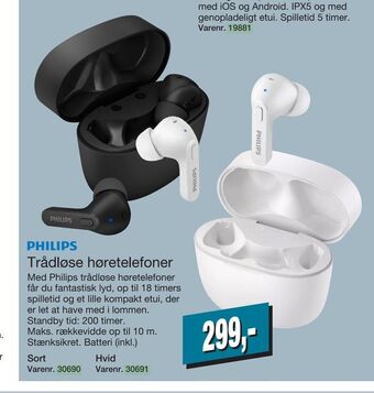 Harald Nyborg Trådløse høretelefoner tilbud