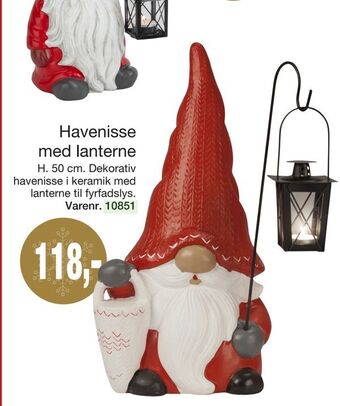 Harald Nyborg Havenisse med lanterne tilbud