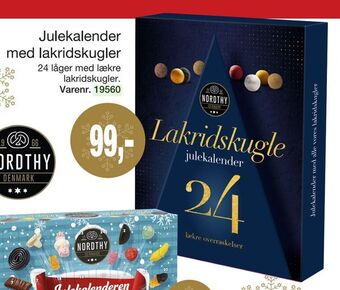 Harald Nyborg Julekalender med lakridskugler tilbud