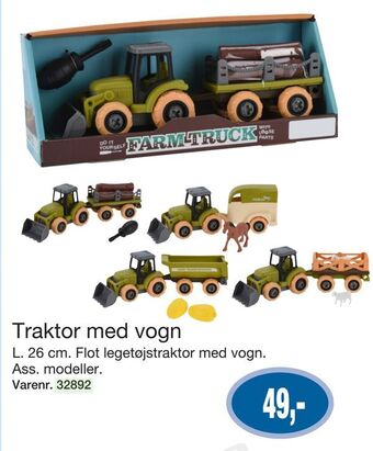 Harald Nyborg Traktor med vogn tilbud