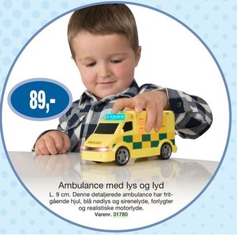 Harald Nyborg Ambulance med lys og lyd tilbud