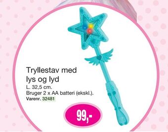 Harald Nyborg Tryllestav med lys og lyd tilbud