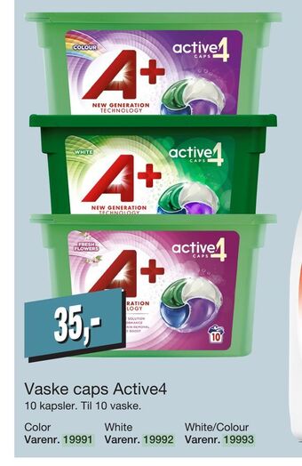 Vaske caps active4