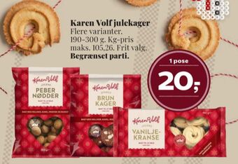 Dagli'Brugsen Karen volf brunkager tilbud