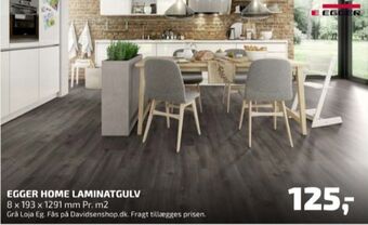 Davidsen Egger laminatgulv tilbud