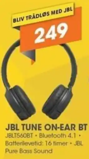 Expert JBL Tune On-Ear BT JBLT560BT tilbud