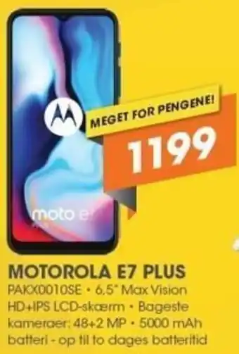 Expert Motorola E7 Plus PAKX0010SE tilbud
