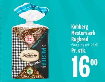 Mesterværk rugbrød-skiver