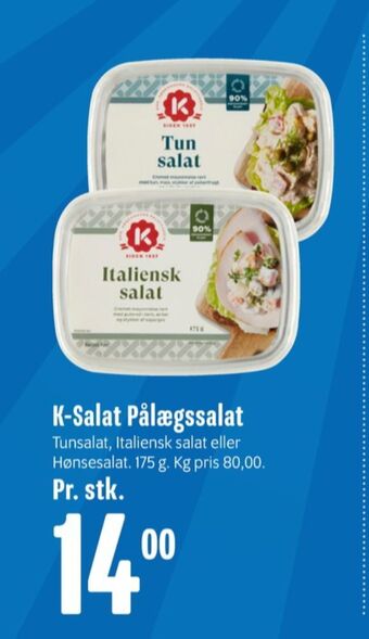 Min Købmand K-salat italiensk salat tilbud