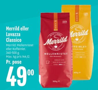 Min Købmand Mellemristet kaffe formalet tilbud