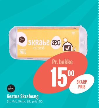Min Købmand Gestus æg tilbud