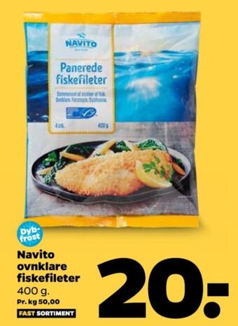 Netto Navito fiskefileter tilbud