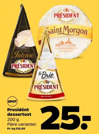 Netto Président brieost le brie intense tilbud