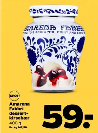 Amarena fabbri kirsebærsauce