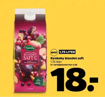 Blandet saft c konc. frugtsaft
