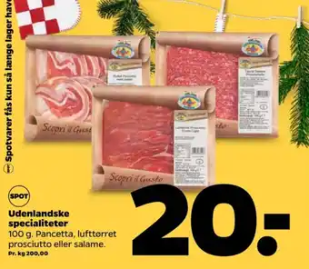 Netto Scopri il gusto salami tilbud