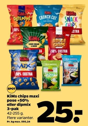 Netto Kims chips tilbud