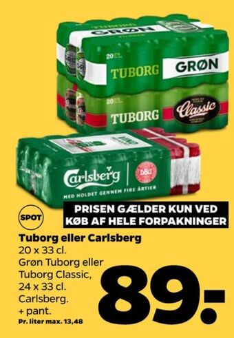 Netto Classic øl tilbud
